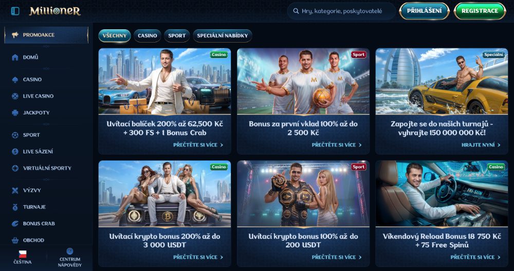 Bónus y Promociones Millioner Casino