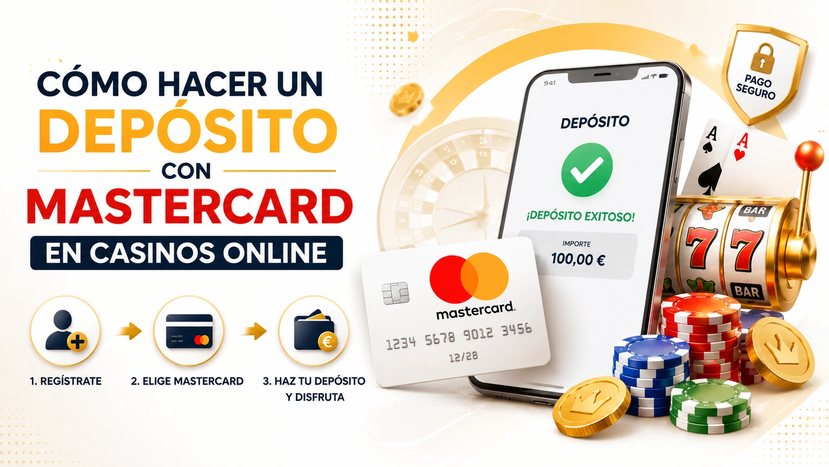 CÓMO HACER UN DEPÓSITO CON MASTERCARD EN CASINOS ONLINE