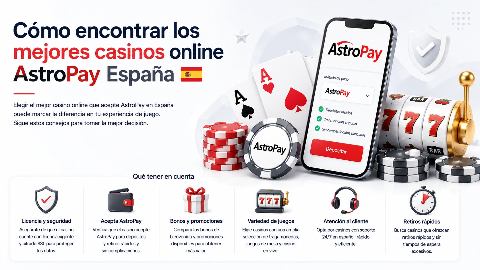 Cómo encontrar los mejores casinos online AstroPay España