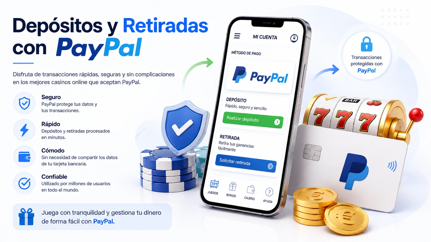 Depósitos y Retiradas con PayPal: Cómo Funciona en la Práctica