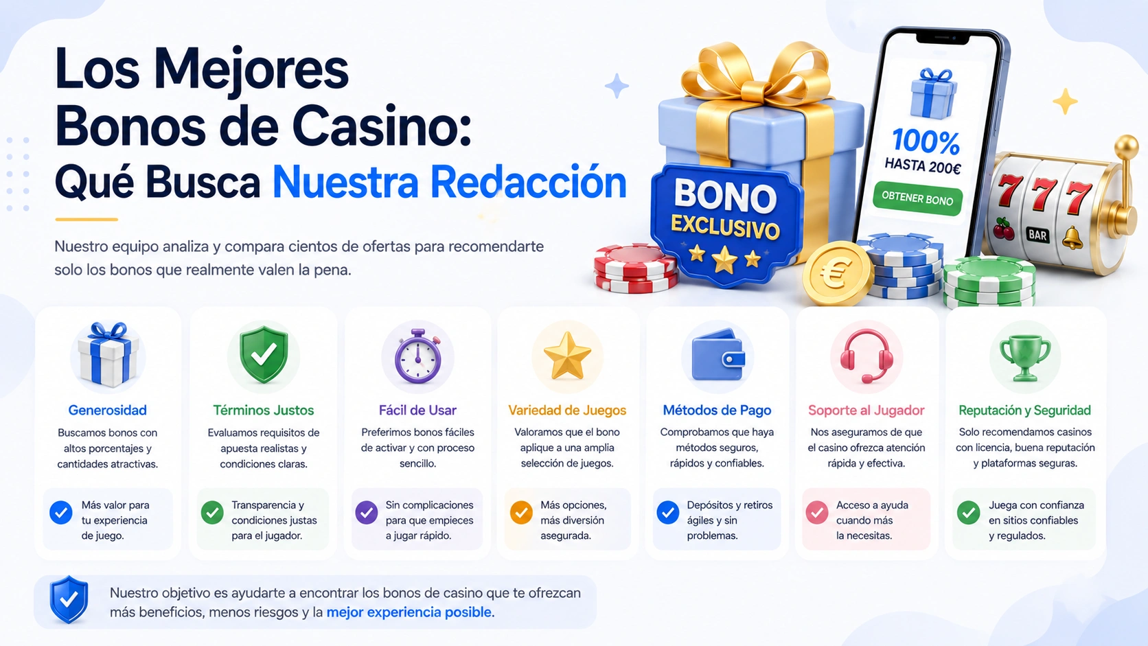 Los Mejores Bonos de Casino