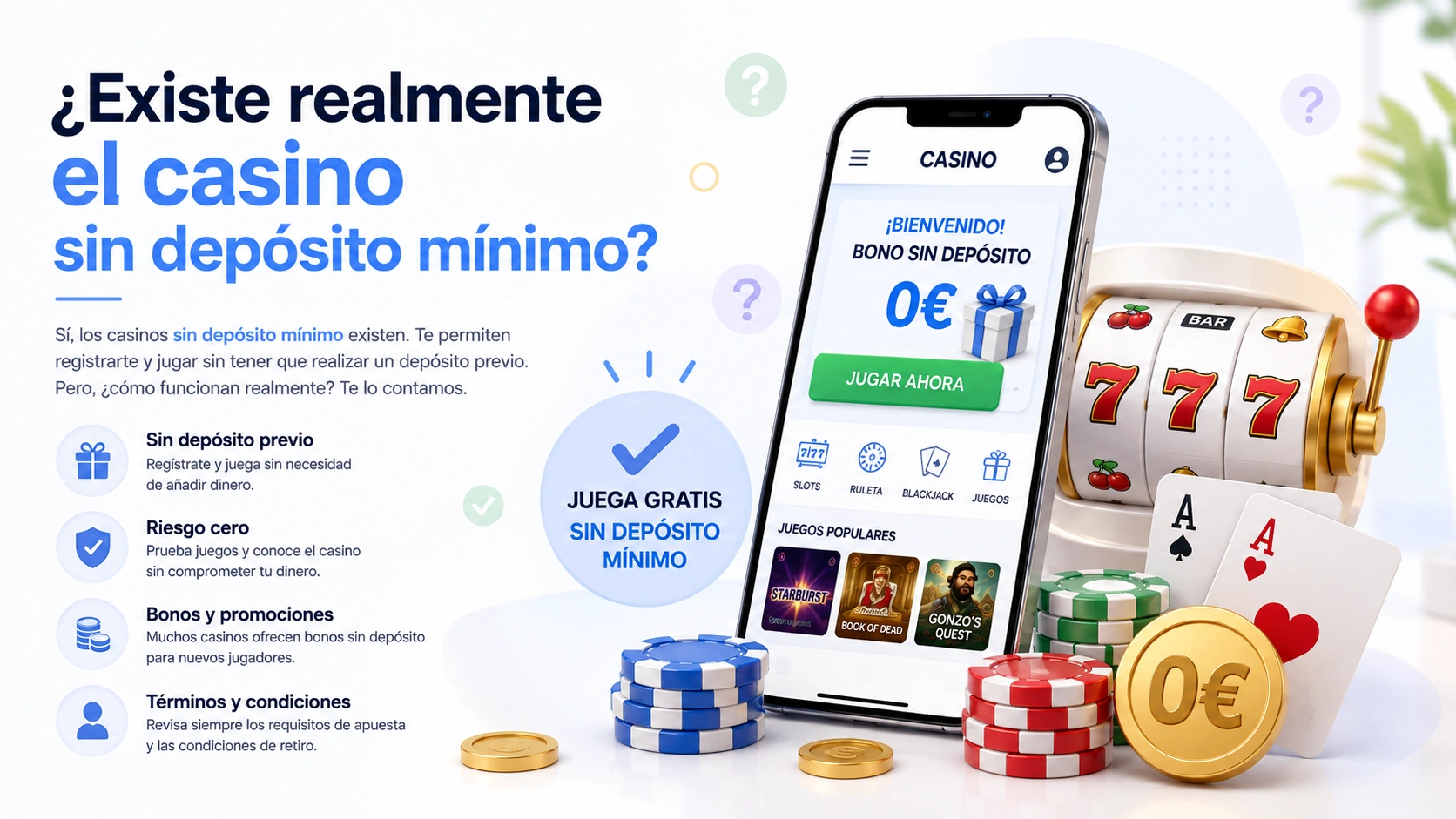¿Existe realmente el casino sin depósito mínimo