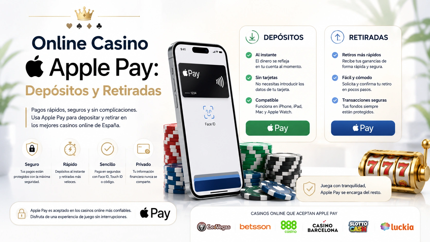 Online Casino Apple Pay: Depósitos y Retiradas