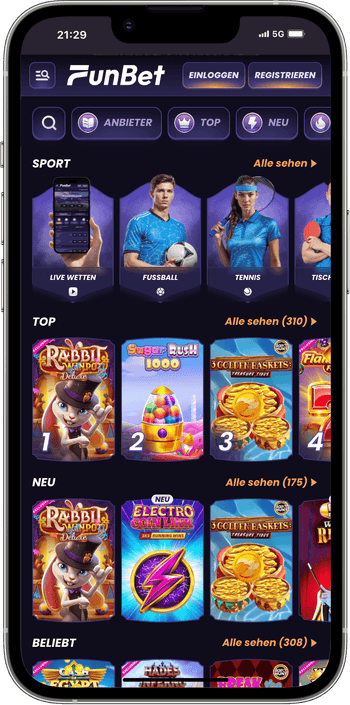 Aplicación Funbet