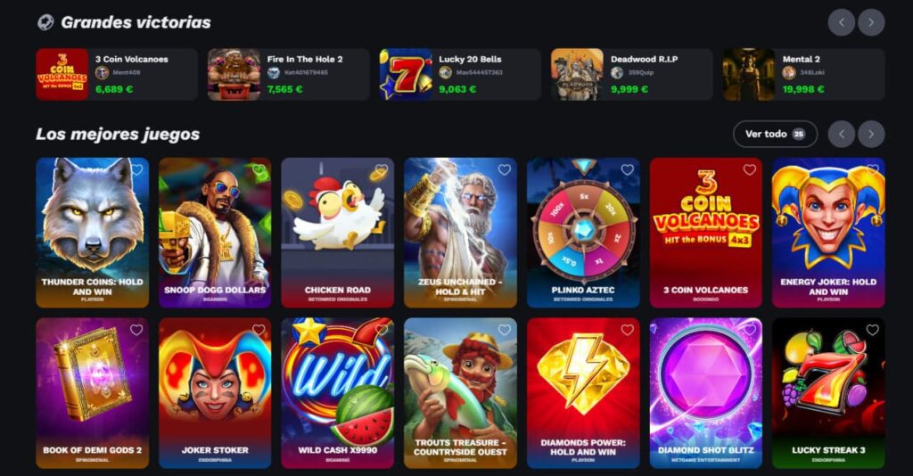 Juegos de Betonred Casino