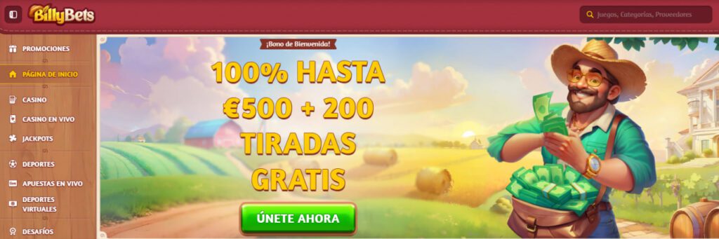 Promociones de BillyBets Casino