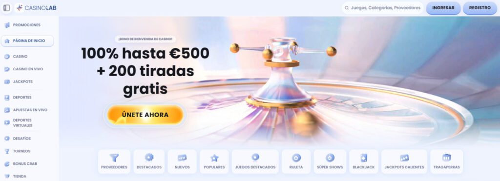 Bonos de CasinoLab