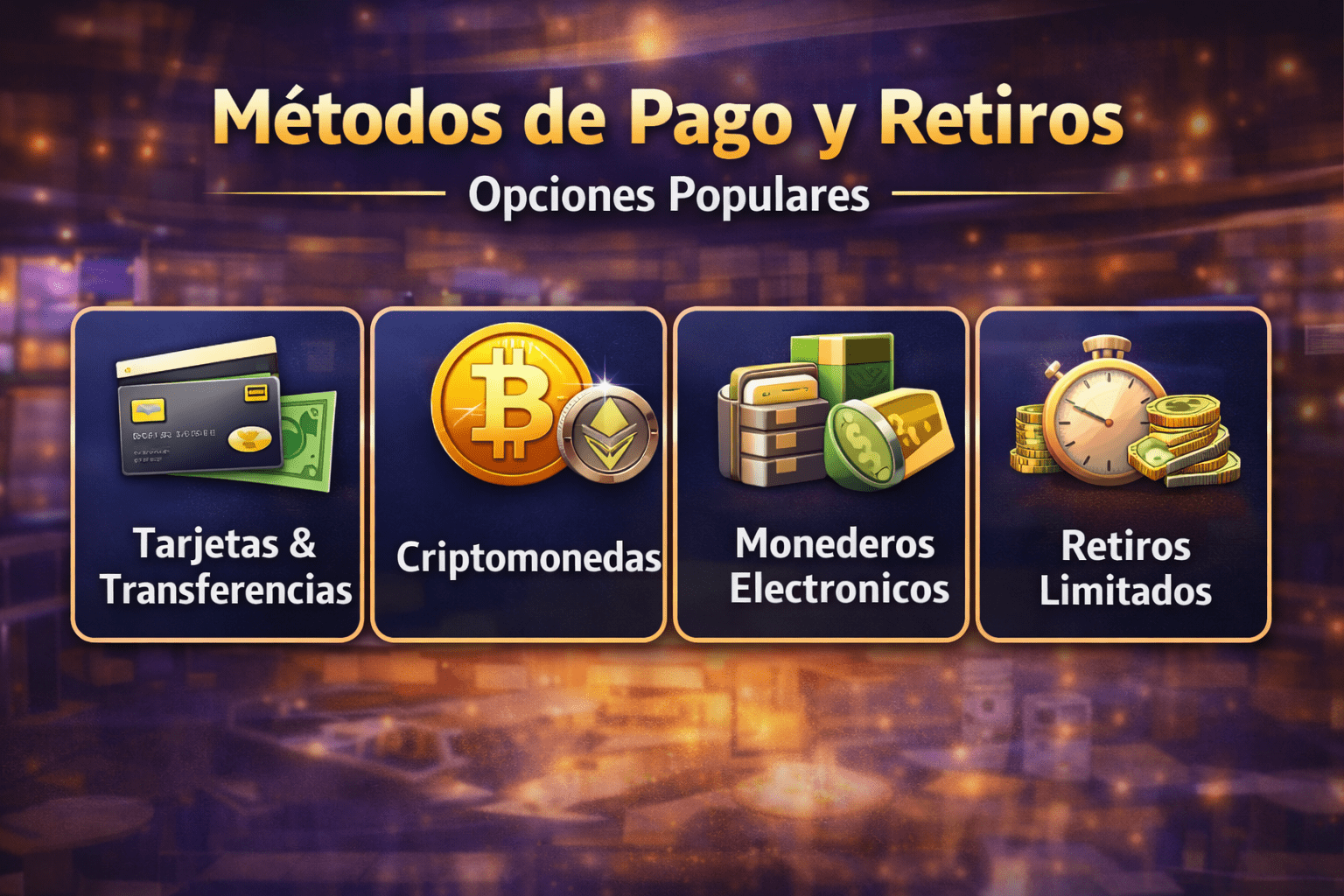 Métodos de pago y retiros en Winsane Casino incluyendo tarjetas, criptomonedas y monederos electrónicos