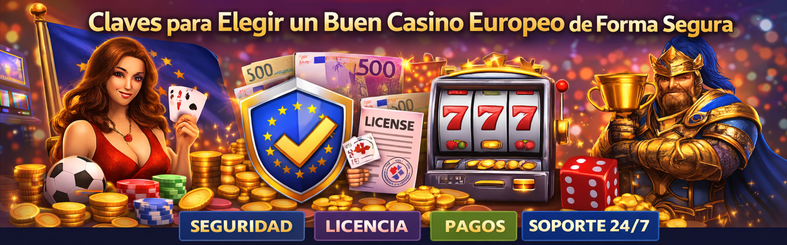Claves para Elegir un Buen Casino Europeo de Forma Segura