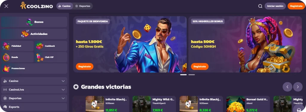 Bonos y promociones: qué ofrece Coolzino y cómo evaluarlo