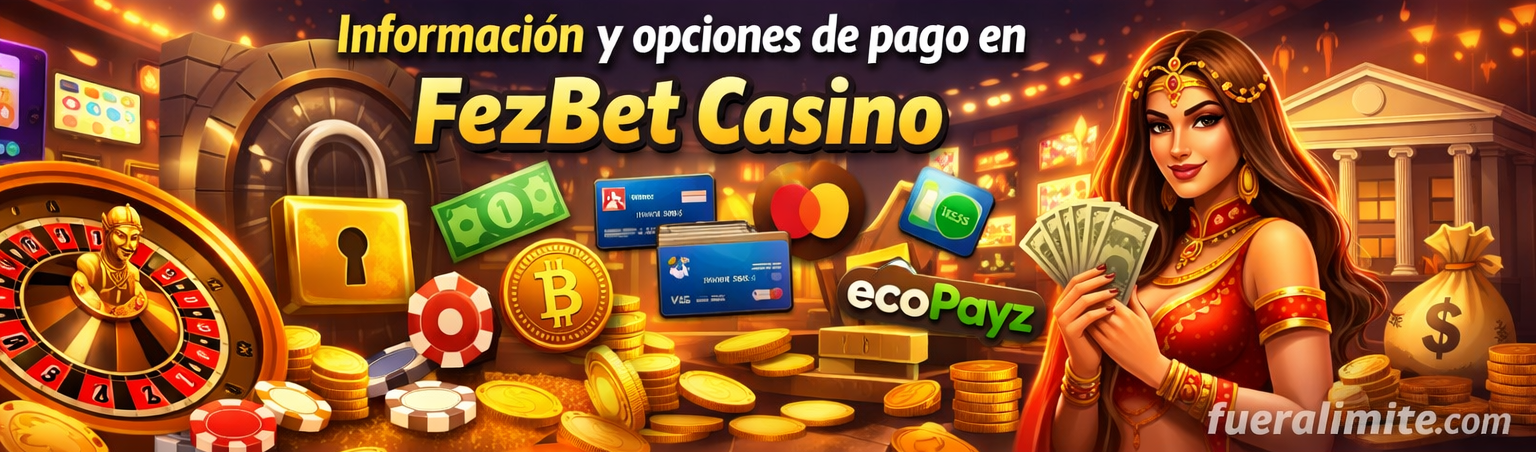 Información y opciones de pago en FezBet Casino