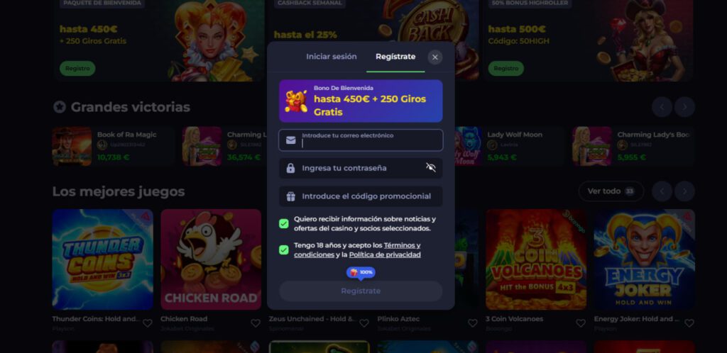 Acceso fácil a Jokabet Casino