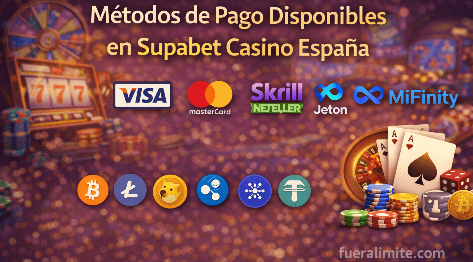 Métodos de Pago Disponibles en Supabet Casino España