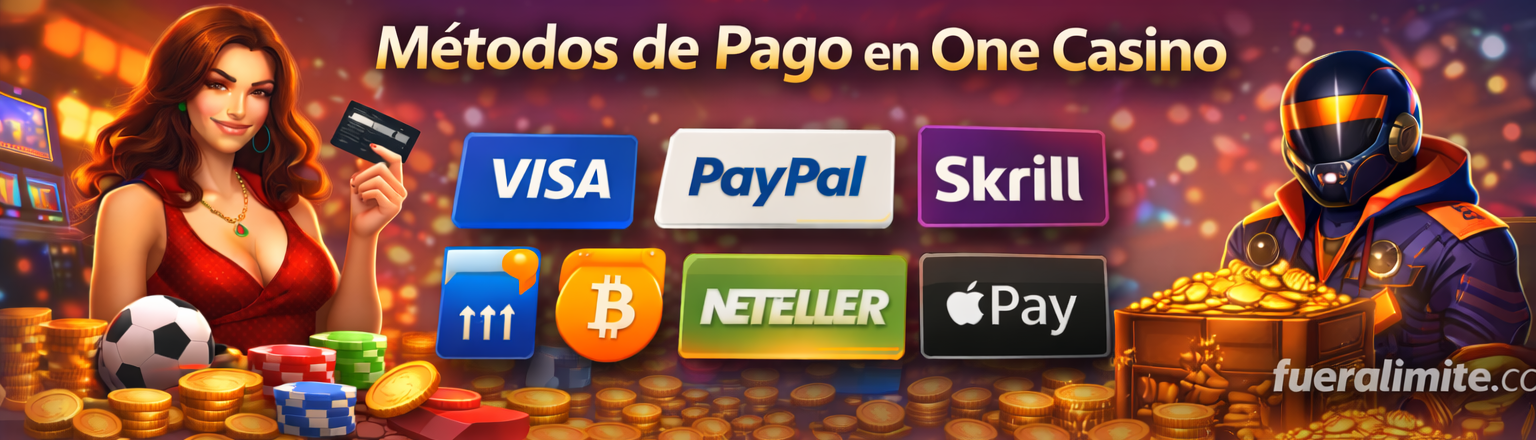 Métodos de Pago en One Casino