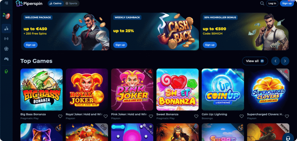 PiperSpin Casino España