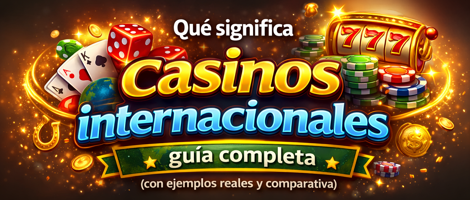 Qué significa “casinos internacionales” hoy