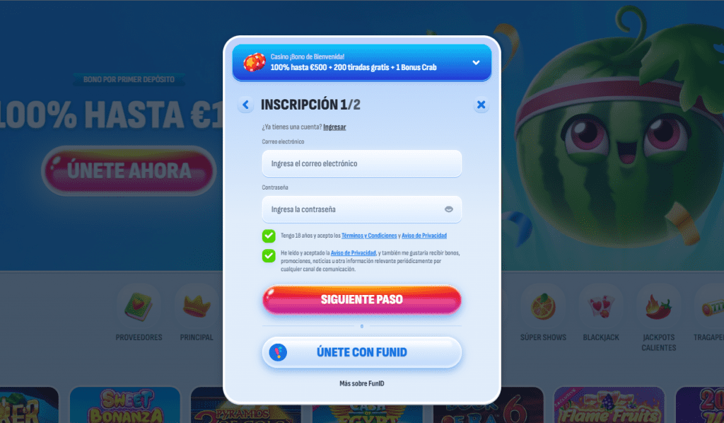 Registro en Nomini Casino: guía paso a paso