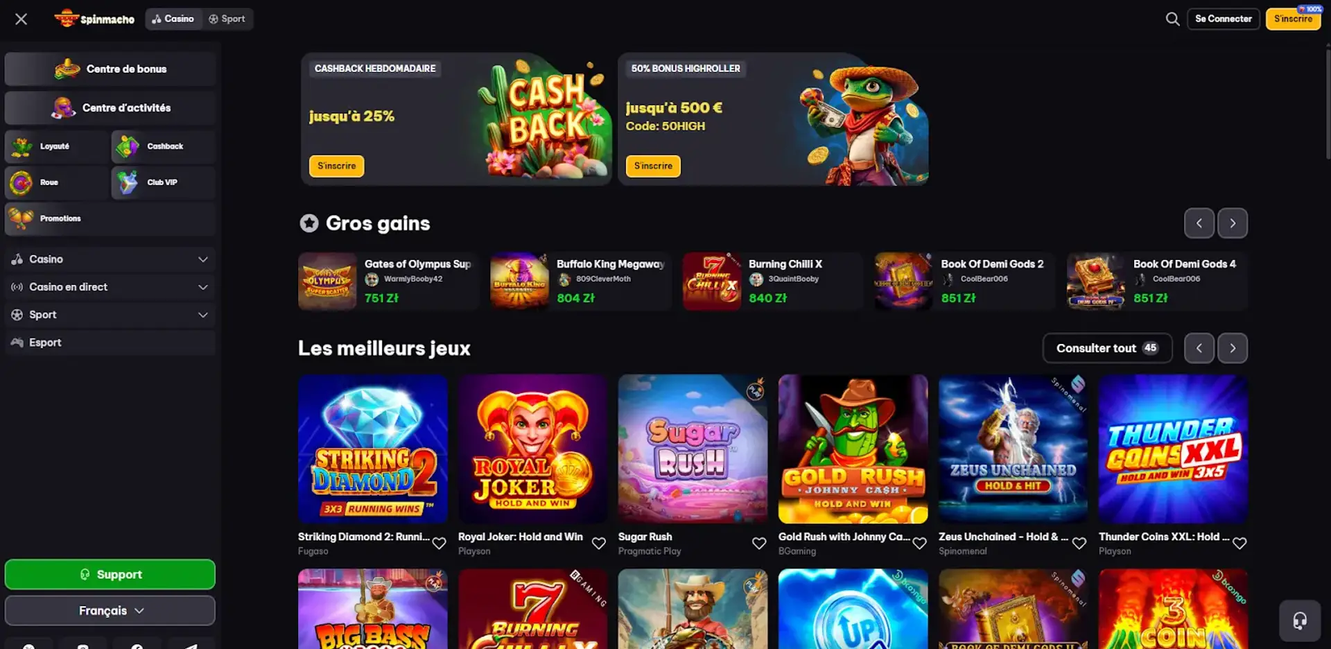 SpinMacho Casino España