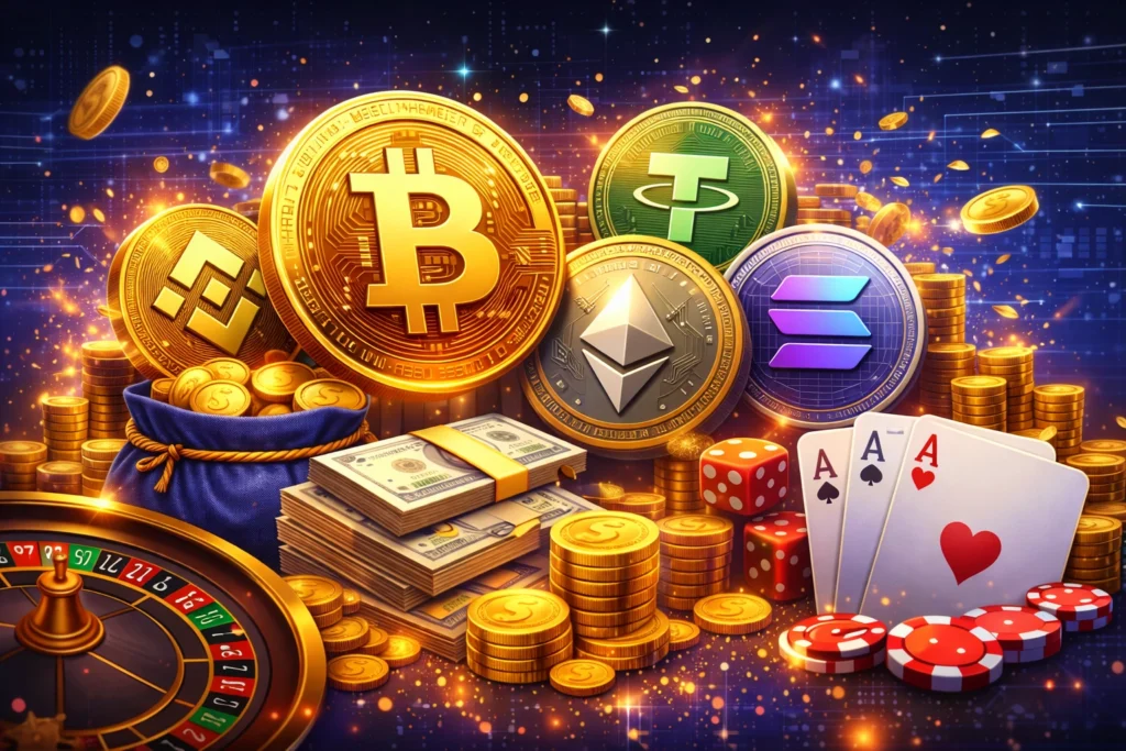 Criptomonedas en Casino