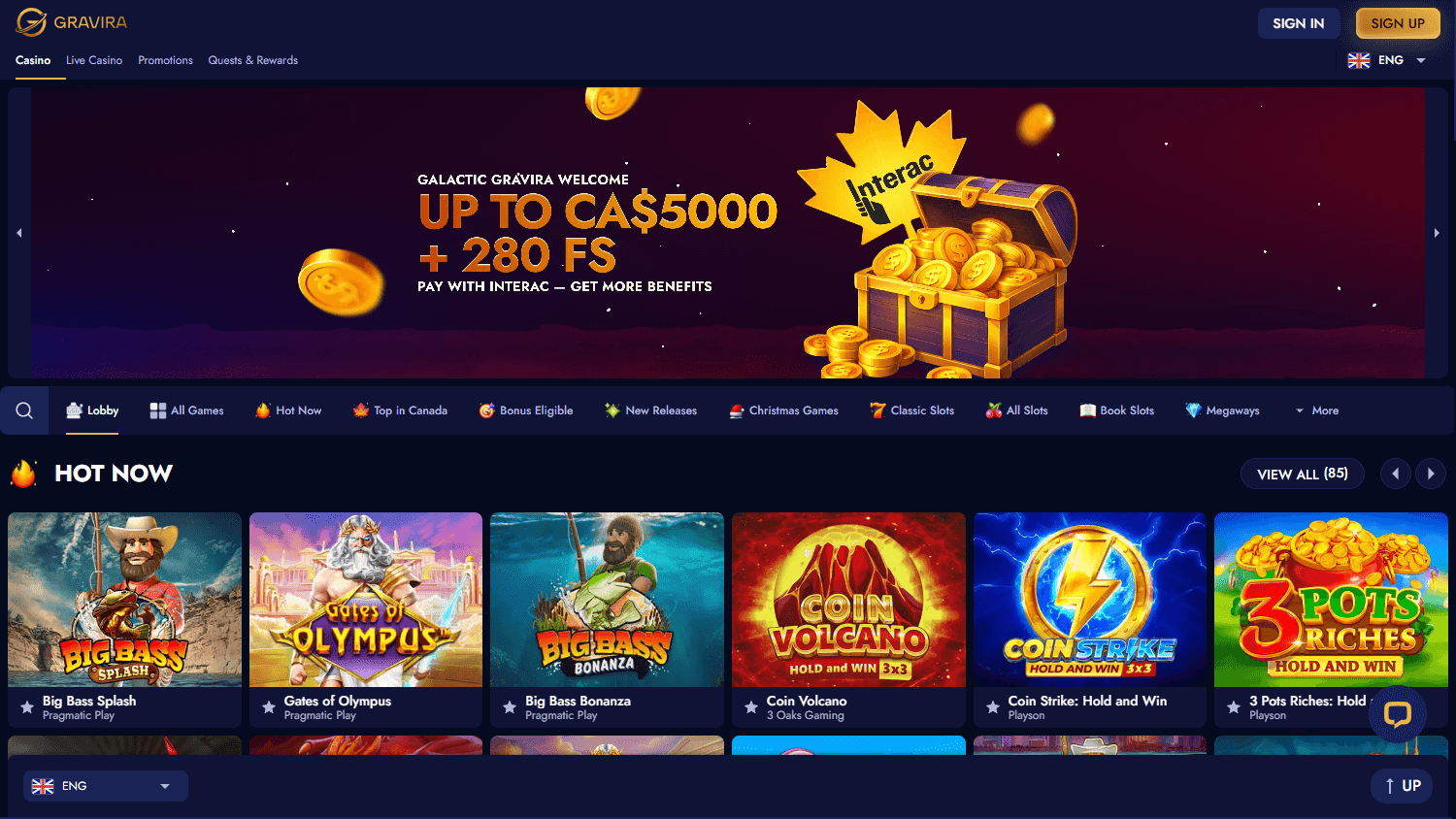 Juegos Disponibles Gravira Casino 