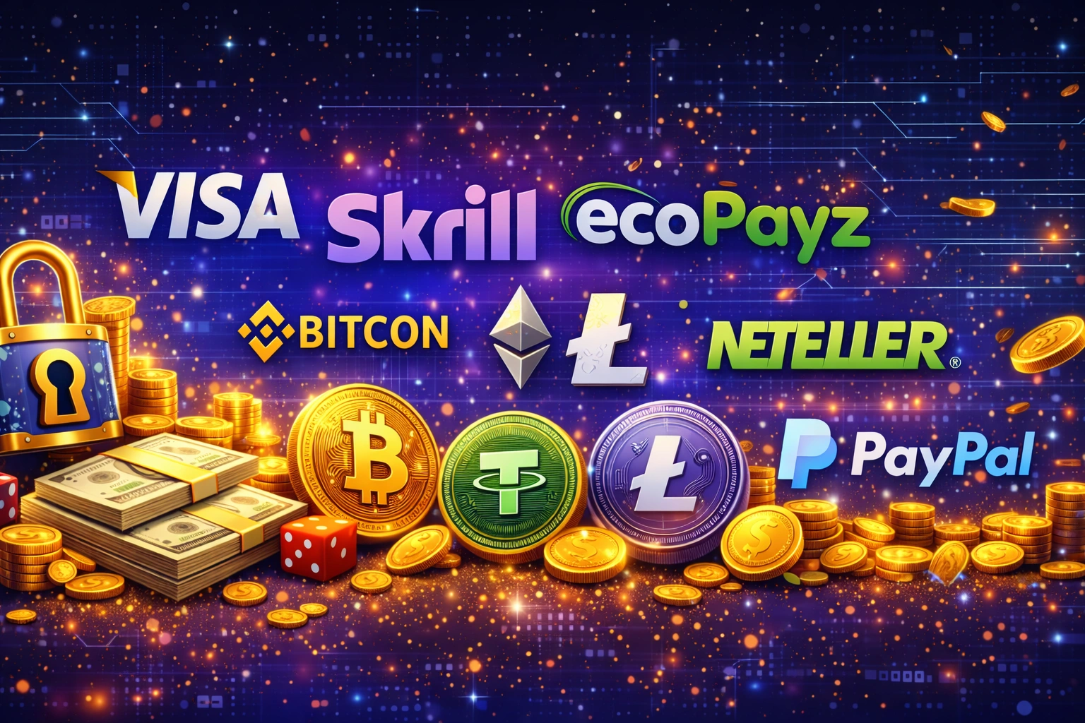 Payment Methods at Vegasino