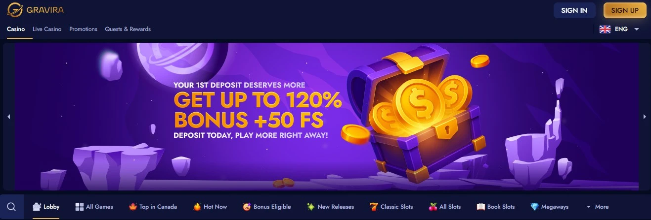 Bonos y Promociones en Gravira Casino