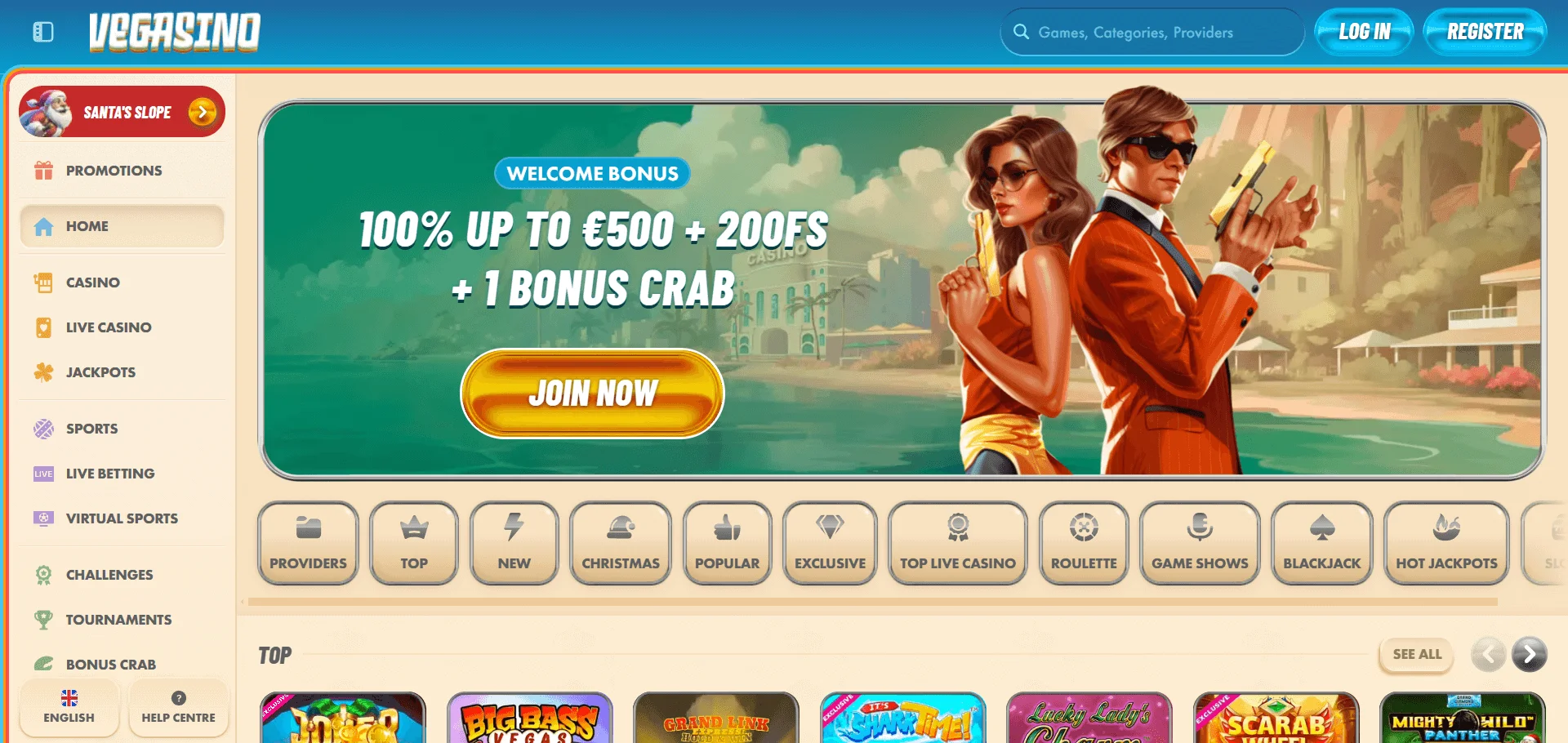 Vegasino Casino Review